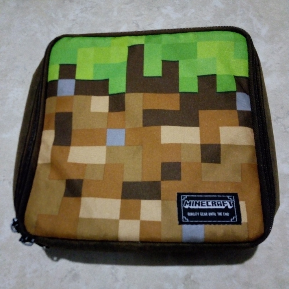 Minecraft lunch bag